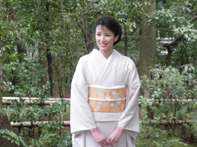 女優・吉瀬美智子さん着用掲載柄 西陣織袋帯 結婚式・お茶会・入卒式